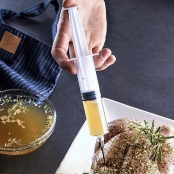 Seringa Injetora De Temperos Para Carnes