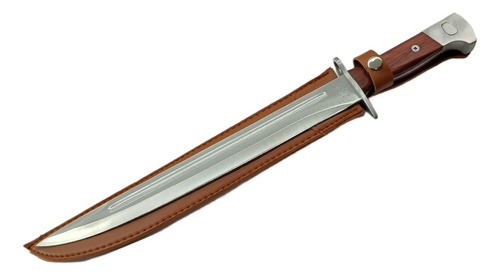 Faca Baioneta 43 Cm Ak 47 Aço Escovado
