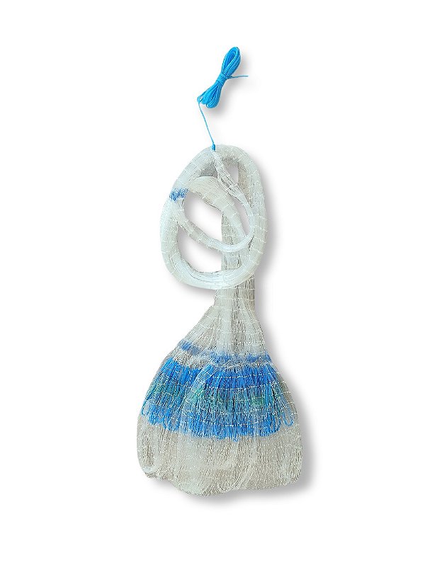 Tarrafa fio 0,60 Malha 3,5 cm nó a nó - Roda de 30m