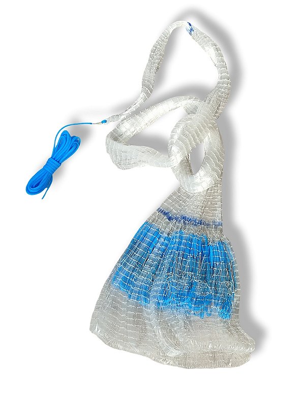 Tarrafa Lambari Piabeira fio 0,30 Malha 1,5 entre nós 12m