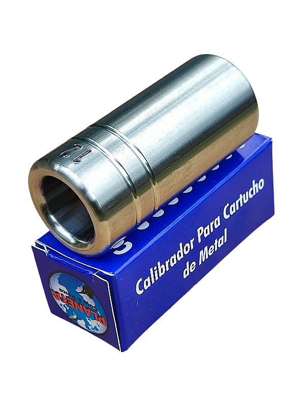 Calibrador de Cartuchos de Metal CALIBRE 12 em Aço Inox