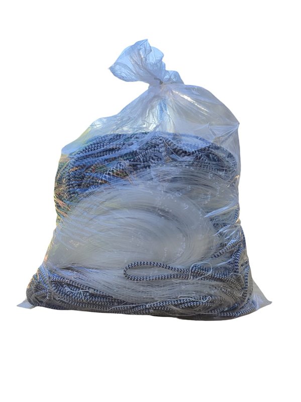 Rede Malha 10 nó a nó (20 cm esticada) Fio 0,40 Compr. 50m