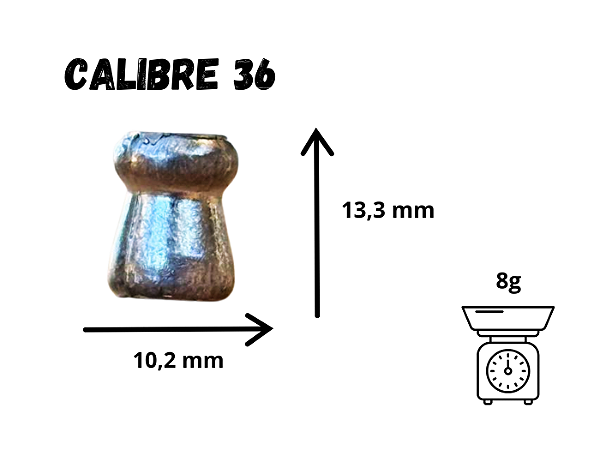 Balote Diabolô Cal.36 (10un)