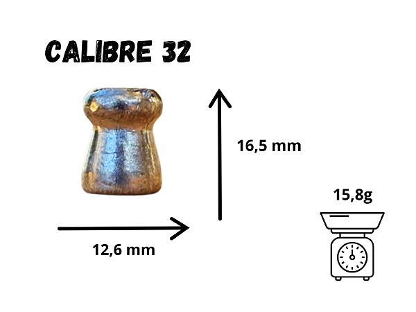 Balote Diabolô Cal.32 (10un)