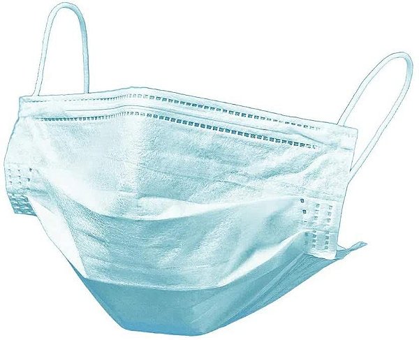 MASCARA CIRÚRGICA TRIPLA COM CLIPE MULTILASER