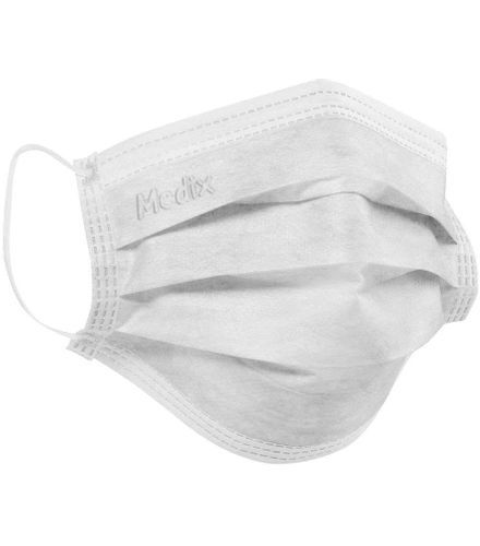 MASCARA DESC TRIPLA BRANCA MEDIX COM 50 UND