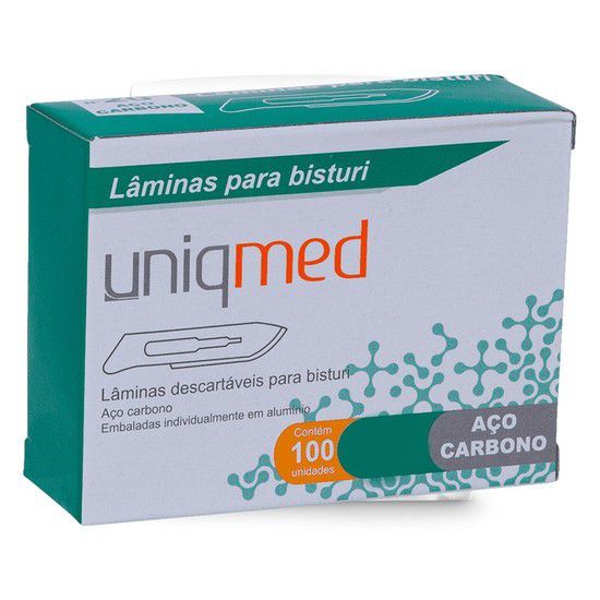 LAMINAS PARA BISTURI ACO INOX N23 UNIQMED