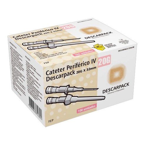 CATETER INTRAVENOSO 20G DESCARPACK