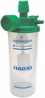 ASPIRADOR VENTURI HAOXI PARA OXIGENIO COM FRASCO DE POLIPROPILENO
