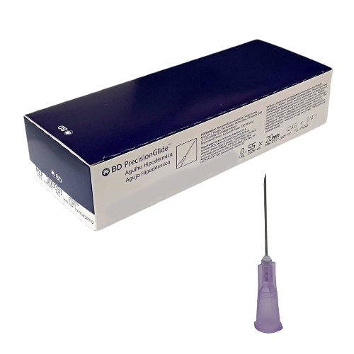 AGULHA HIPODERMICA DESC. 30X08 BD 21GX1 1/4  CAIXA COM 100UND