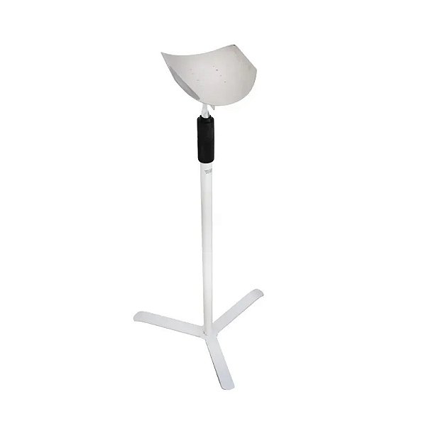 Suporte para braço 3 pés altura regulável - Base pintado - Haste inox.