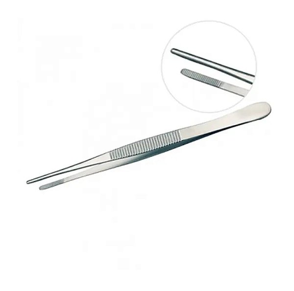PINCA ANATOMICA SERRILHA 3MM 14CM