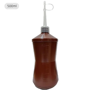 ALMOTOLIA 500ML AMBAR BICO RETO