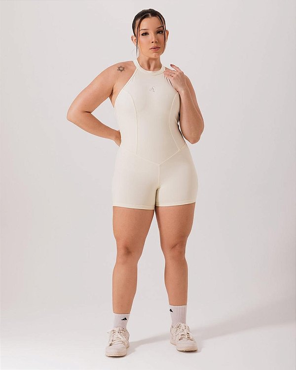 MACAQUINHO STIFF AMARELO MANTEIGA  - AL FITNESS