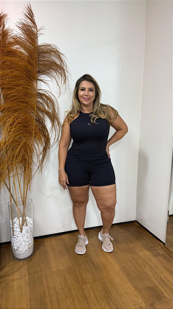 MACAQUINHO STIFF PRETO  - AL FITNESS