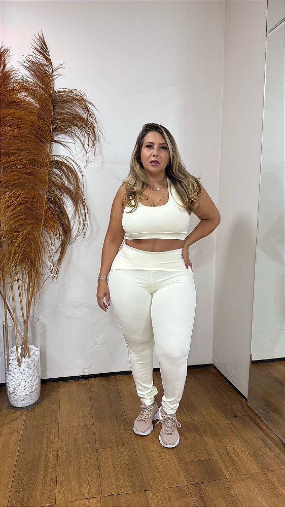 LEGGING RP AMARELO MANTEIGA - AL FITNESS