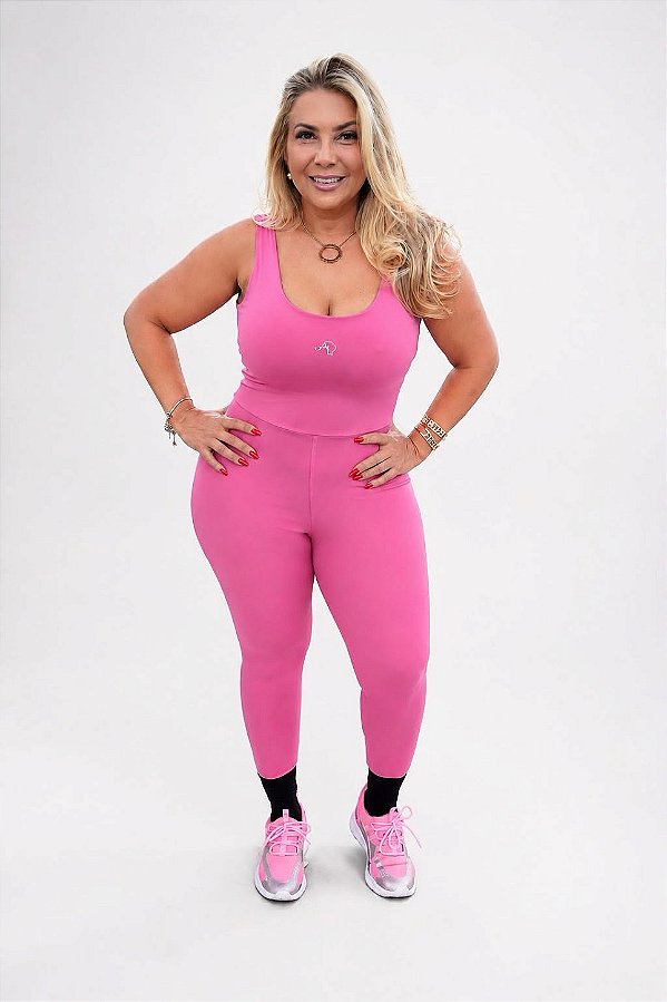 Macacão Sculpt Rosa