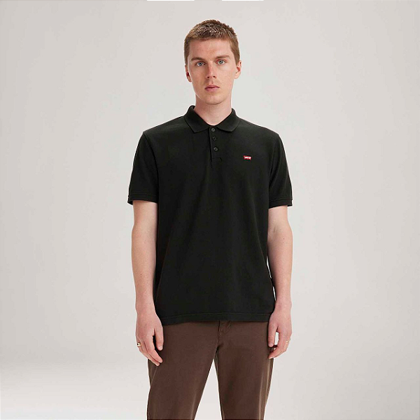 Polo Masculina Levi’s Clássica - Preta