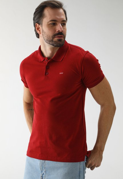 Polo Masculina Levi’s Clássica - Vermelha