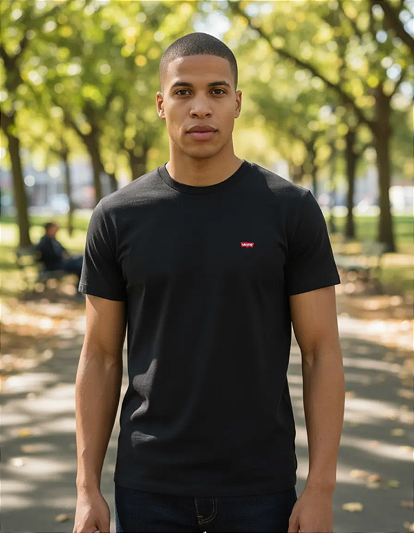 Camiseta Masculina Levi’s Clássica - Preta