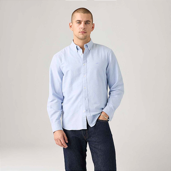 Camisa Social Masculina Levi's - Azul