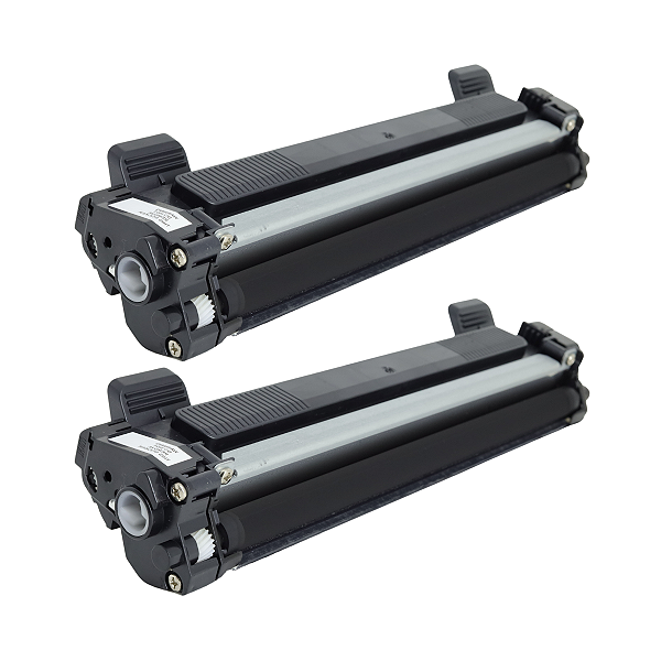 Kit com 2x Toner Compatíveis para Brother TN1060 P/ Hl-1202 Hl1202 Hl1210w 1210w Tinta Preto