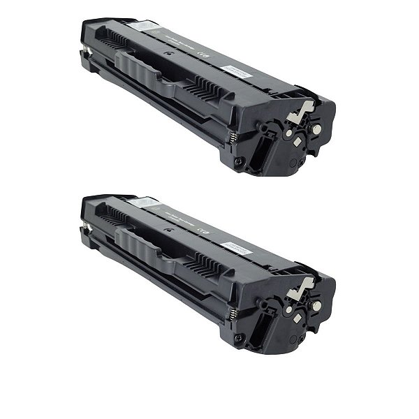Kit com 2 Toner Compatíveis para Samsung D104s Ml1665 Ml1666 Ml1660 1860 Scx3200 3218