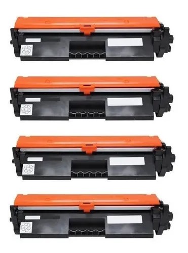 Kit com 4x Toner Compatíveis para HP CF-230a M-203 M-227 M-203DW M-203DN M-227FDW M-227SDR