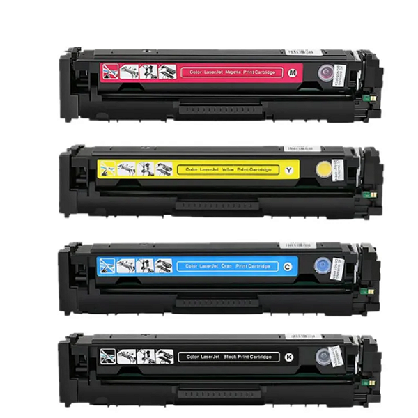 Kit com 4 Toner Compatíveis para Impressora HP M-452nw M-452dn M-452dw M-477fnw