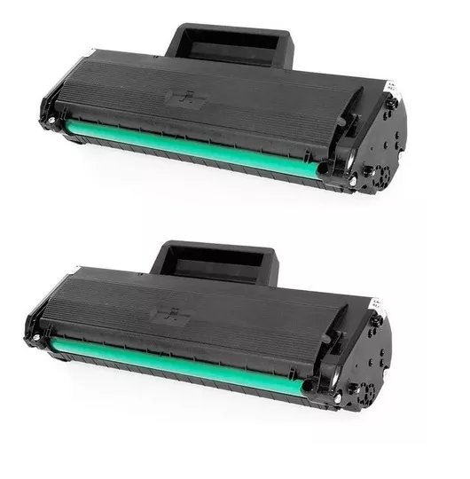 Kit com 2 Toner Compatíveis para Impressora HP-105a/107a (W1105a) Sem Chip