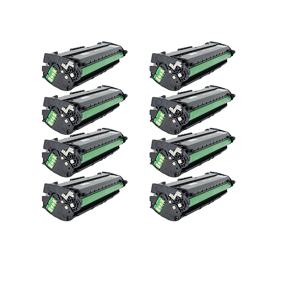 Kit 8 Toner Compatíveis para Impressora HP- 105a W1105a Com Chip 107a 107w 135a Tinta Preto