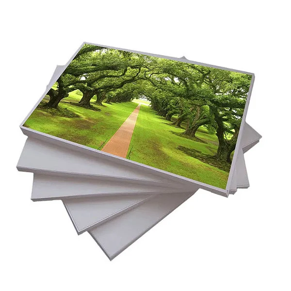 Papel Fotográfico Glossy A4 Branco Brilhante - Secagem Instantânea 50 Folhas | Supli