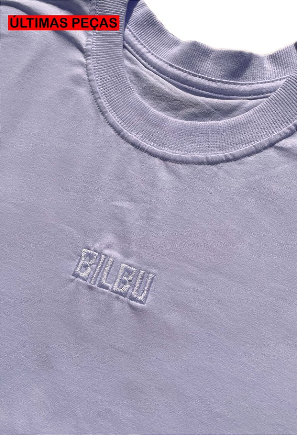 Camiseta Mc Malha 30/1 UNISEX - BORDADO LOGO - BRANCO
