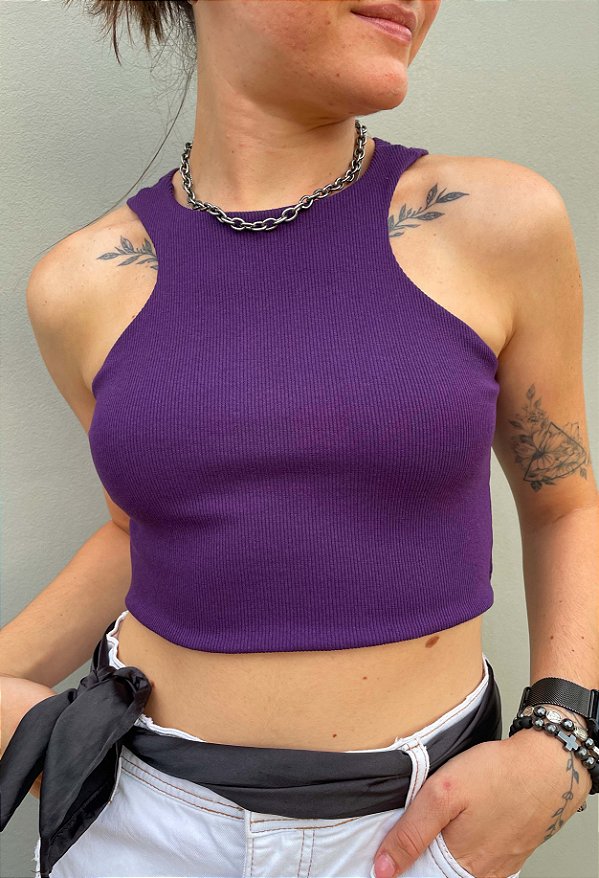CROPPED KIM - ROXO