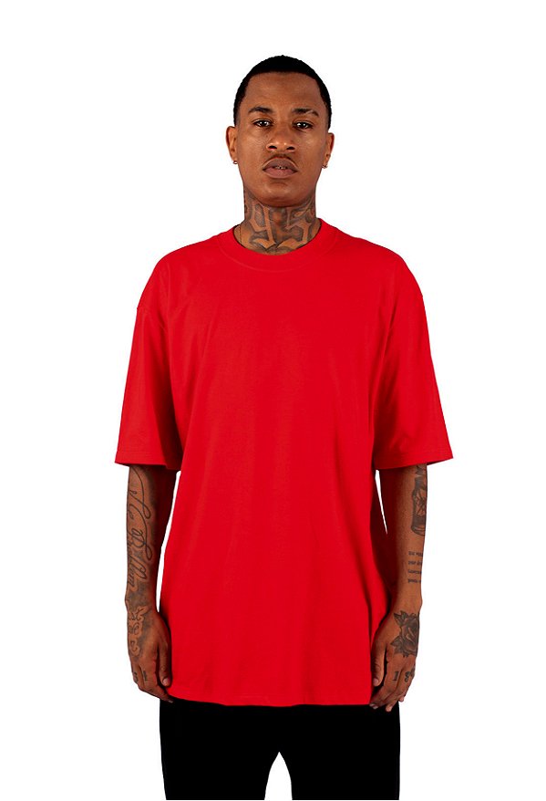 Camiseta POP OVERSIZED LISA UNISEX - VERMELHA