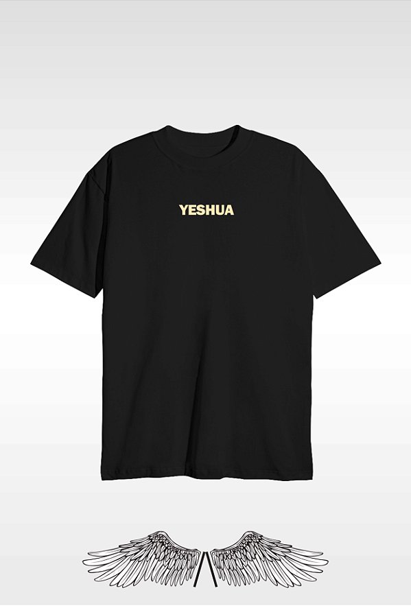ASSAS - Camiseta OVERSIZED -  ESTAMPA YESHUA - PRETO