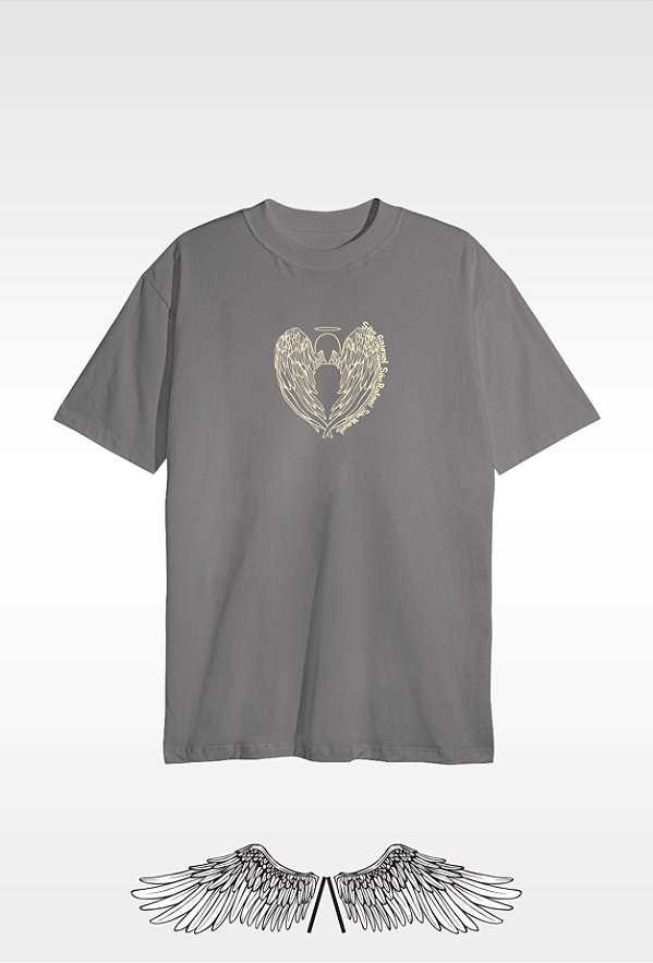 ASSAS - Camiseta OVERSIZED -  ESTAMPA ARCANJOS - CHUMBO