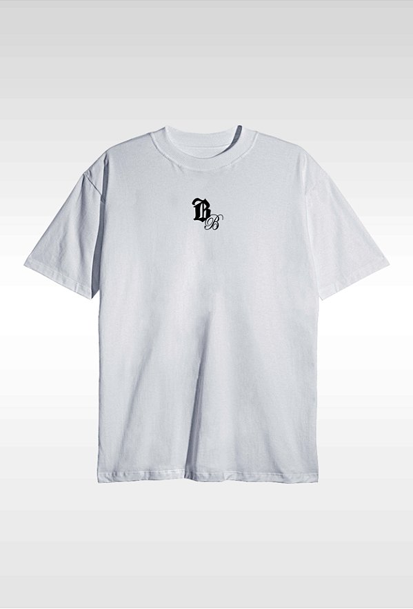 Camiseta PREMIUM OVERSIZED - ESTAMPA BB - BRANCA