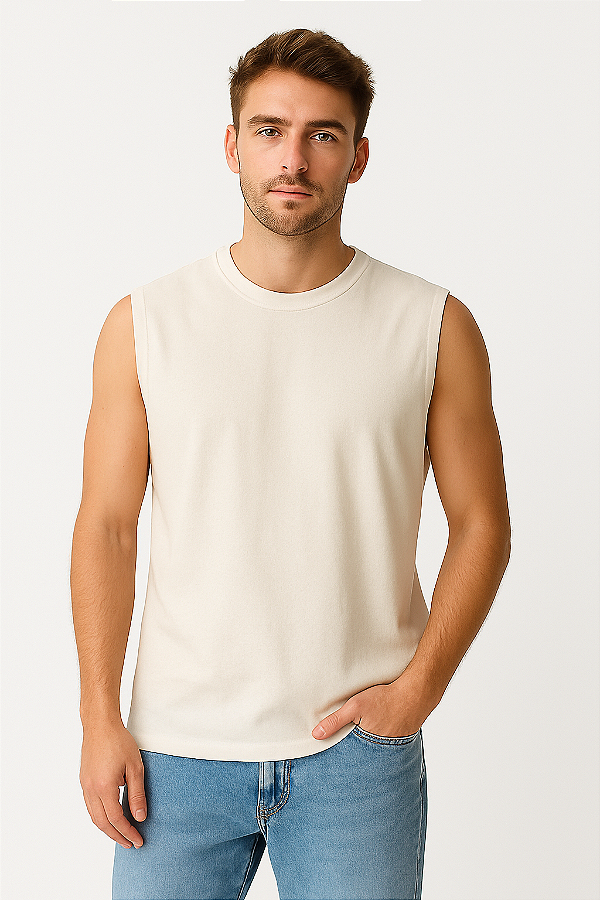 Regata Iron - Básica em algodão - Off White