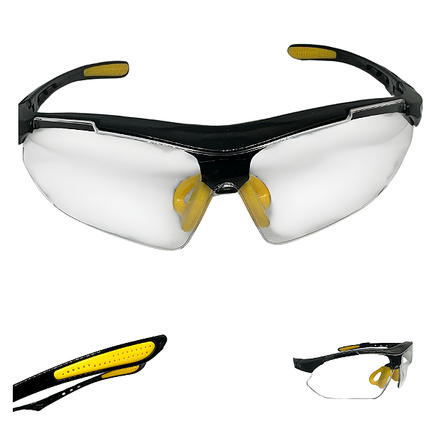 Óculos de Proteção EPI com Lente de Policarbonato Confortável Alta Resistência