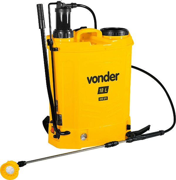 Pulverizador Costal Vonder 18 Litros com Bateria Recarregável e Acionamento Manual