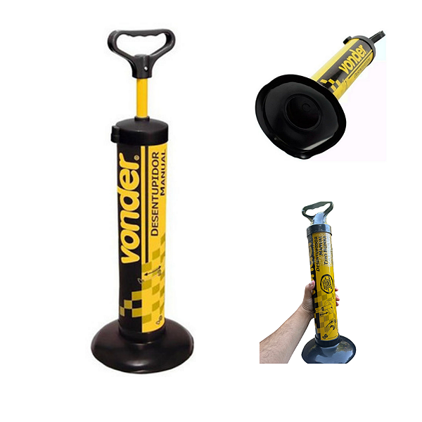 Desentupidor Manual Vonder - Alta Eficiência para Uso Residencial