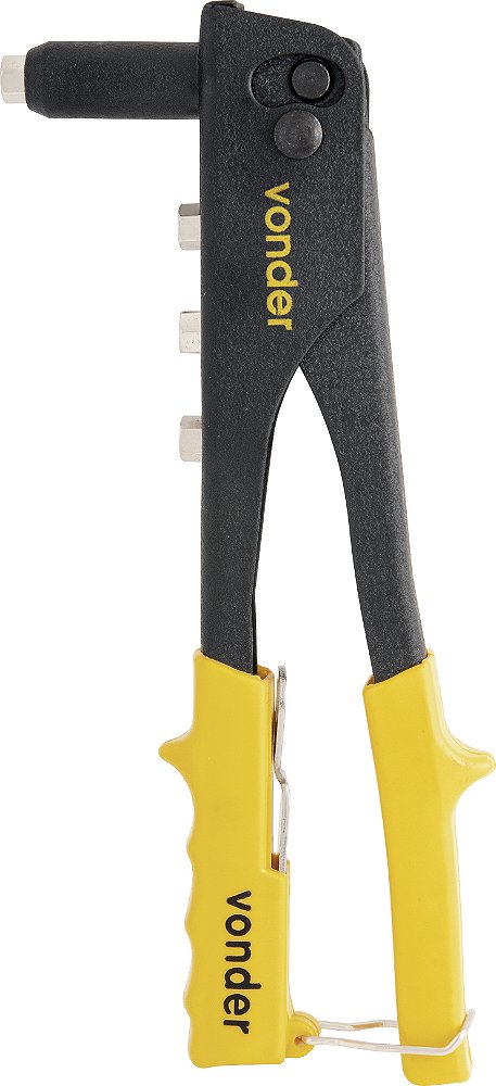 Rebitador Manual Tipo Alicate RM 244 Vonder com 4 Bicos de 2,4 a 4 mm