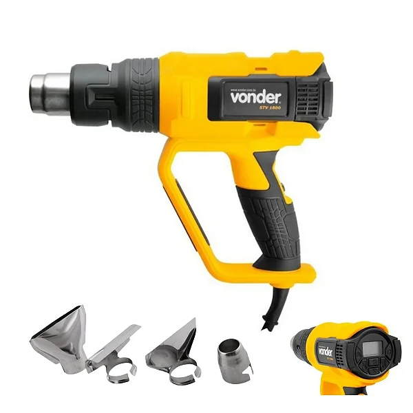 Soprador Térmico Digital Vonder STV1800 127V ou 220V com Maleta e 4 Bocais