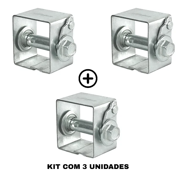Kit 3 Catracas para Arame ZZ-60R Galv. CAÇULA