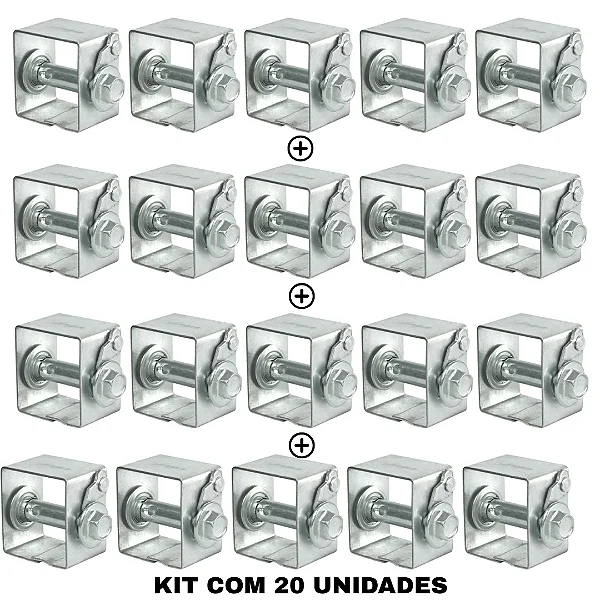 Kit 20 Catracas ZZ-60R Galvanizada CAÇULA p/ Arame
