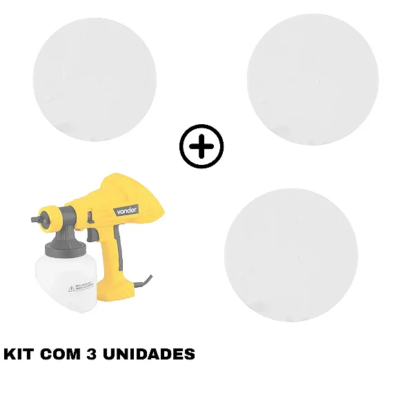 Kit 3 Vedações Caneca Pistola PEV 400 Vonder Original