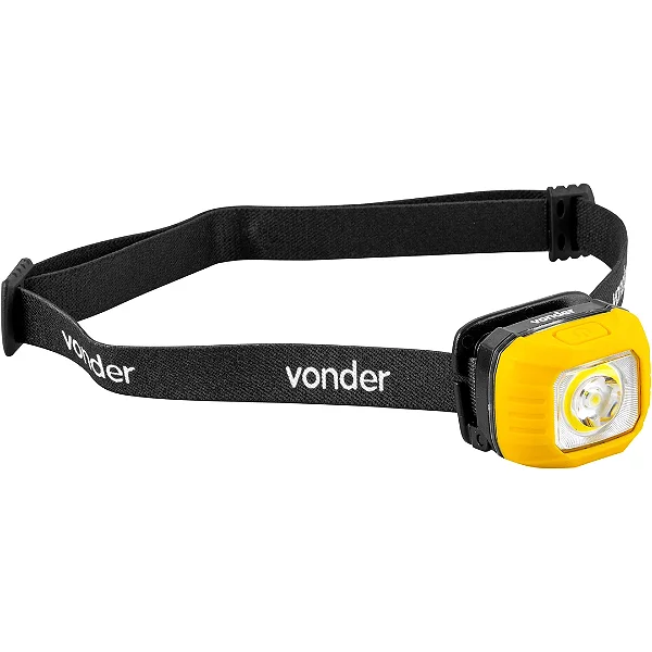 Lanterna Recarregável Cabeça LED COB+CREE Vonder LCV 003