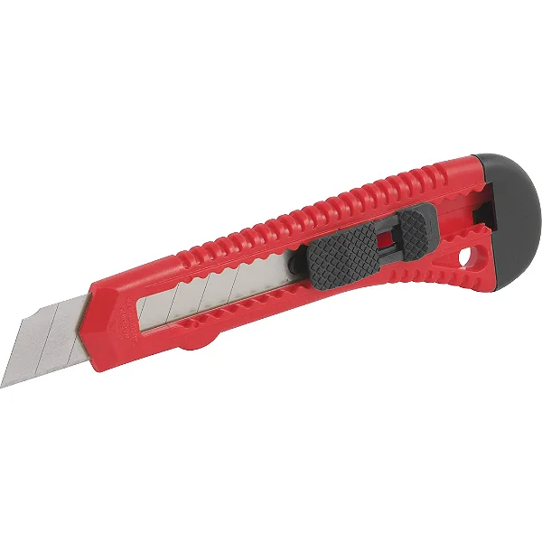 Estilete Largo NOVE54 com Lâmina Segmentada 18mm e Trava de Segurança