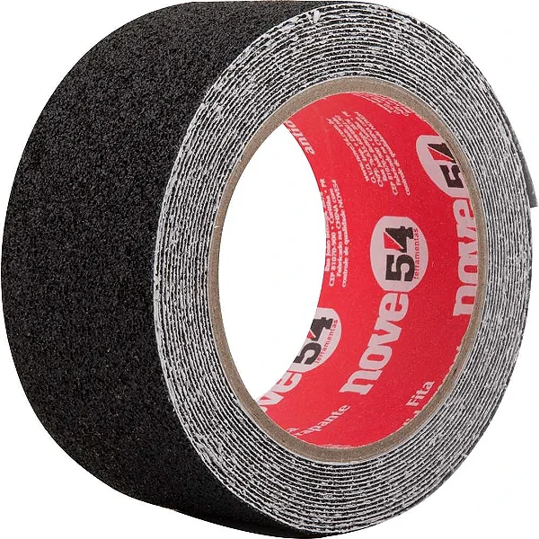 Titulo do Anúncio Site: Fita Antiderrapante Nove54 Preta 50mm x 5m para Pisos, Escadas e Rampas